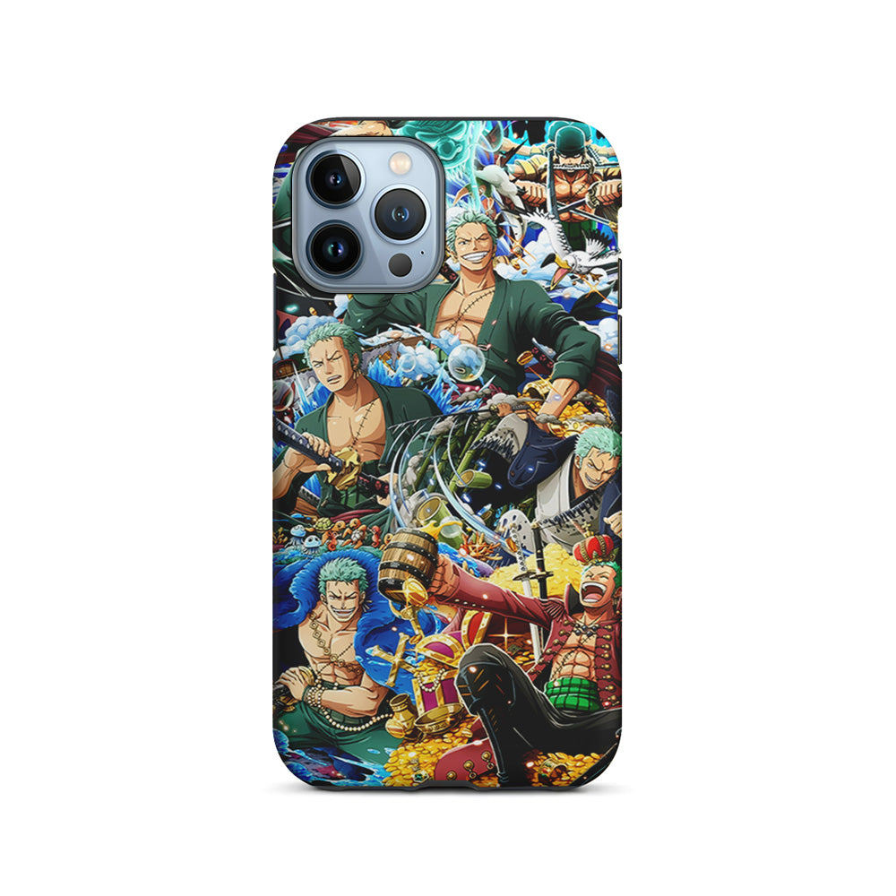 One Piece Roronoa Zoro Aesthetic iPhone 14 Pro Case