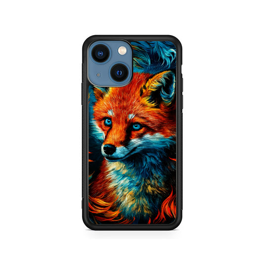 Painting Of A Fox iPhone 13 Mini Case