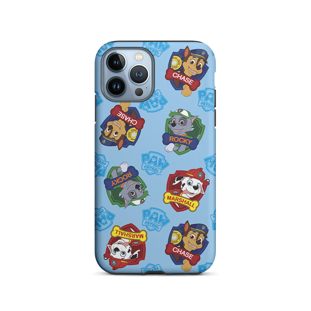 Paw Patrol Blue Background iPhone 15 Pro Case