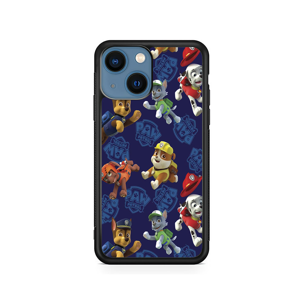 Paw Patrol Navy Background iPhone 13 Mini Case