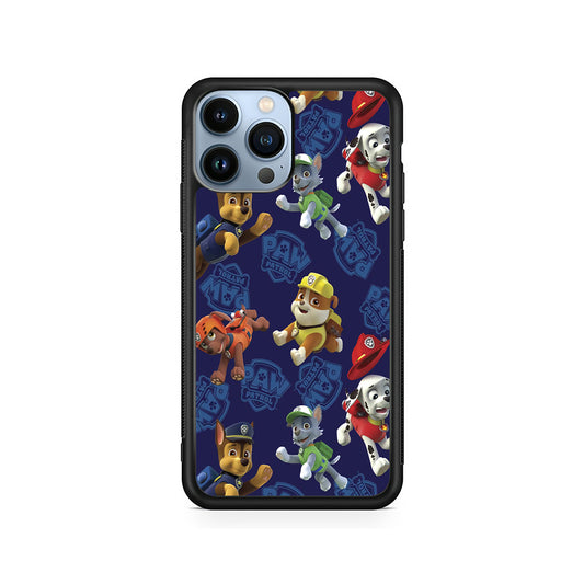 Paw Patrol Navy Background iPhone 15 Pro Case