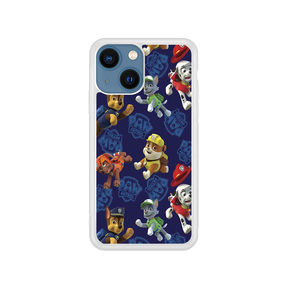 Paw Patrol Navy Background iPhone 13 Mini Case