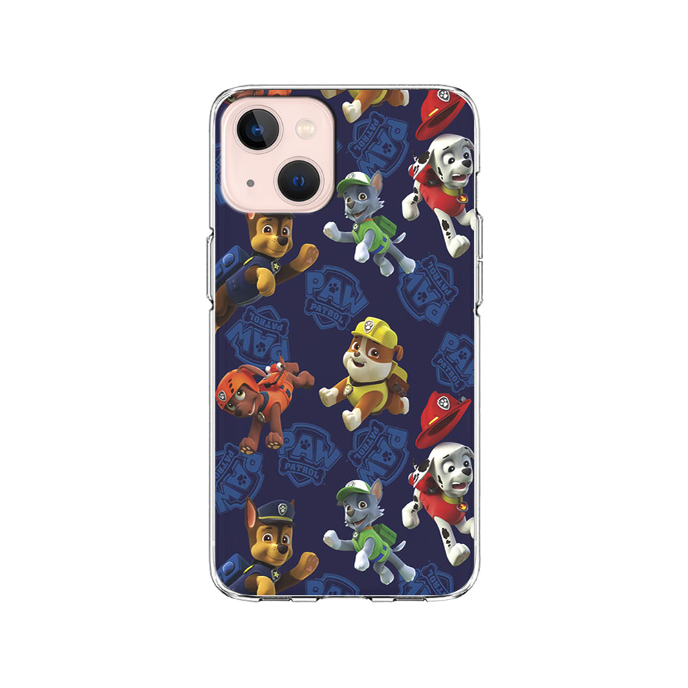 Paw Patrol Navy Background iPhone 13 Mini Case