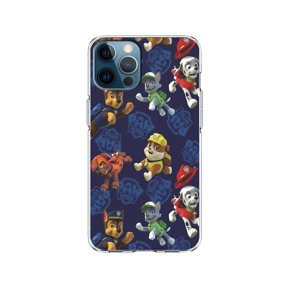 Paw Patrol Navy Background iPhone 15 Pro Case