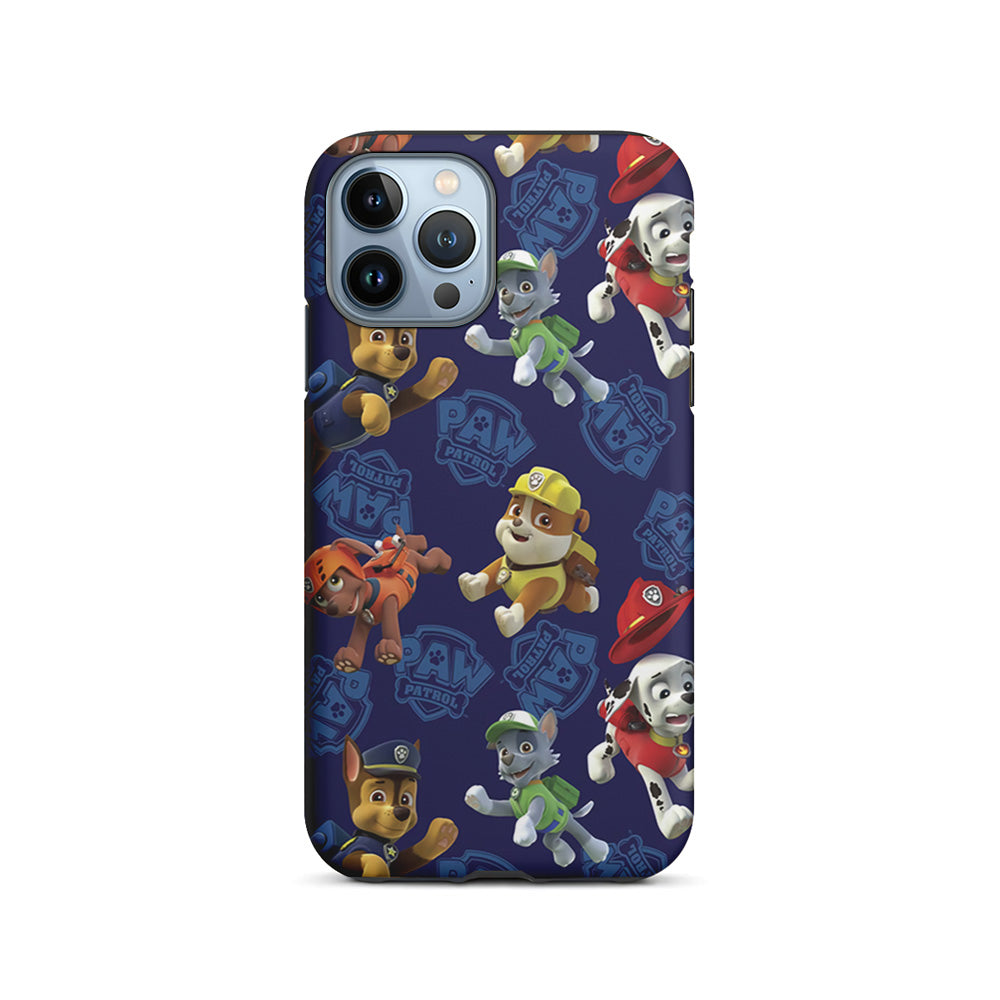 Paw Patrol Navy Background iPhone 15 Pro Case