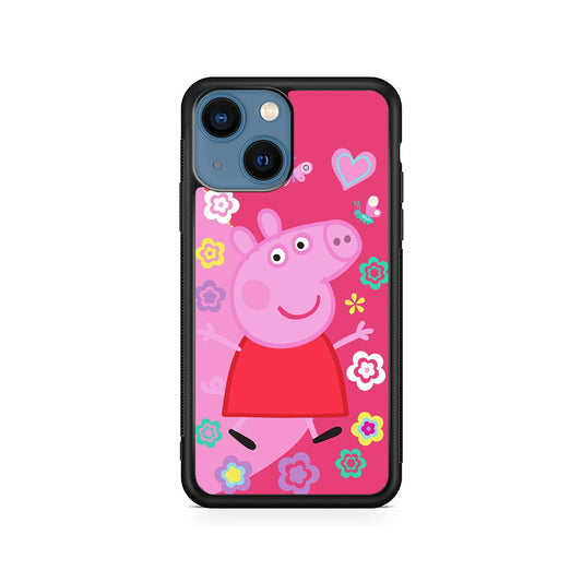 Peppa Pig Cute Pink iPhone 13 Mini Case