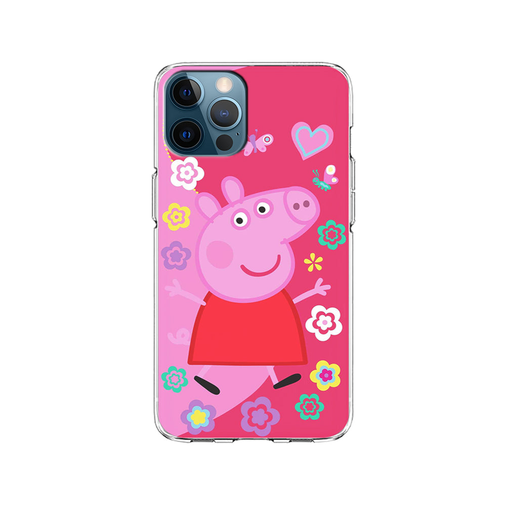 Peppa Pig Cute Pink iPhone 15 Pro Case