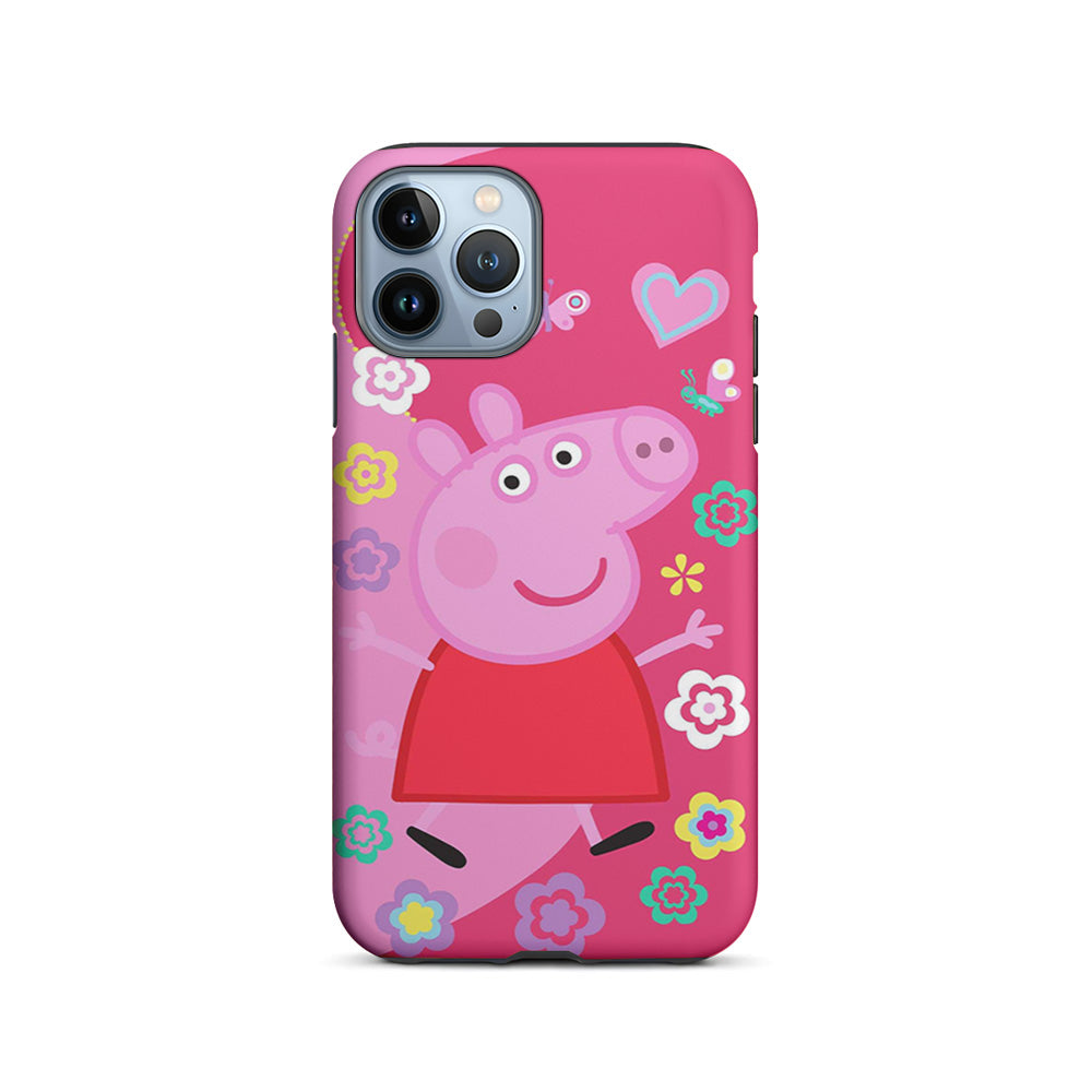 Peppa Pig Cute Pink iPhone 15 Pro Case