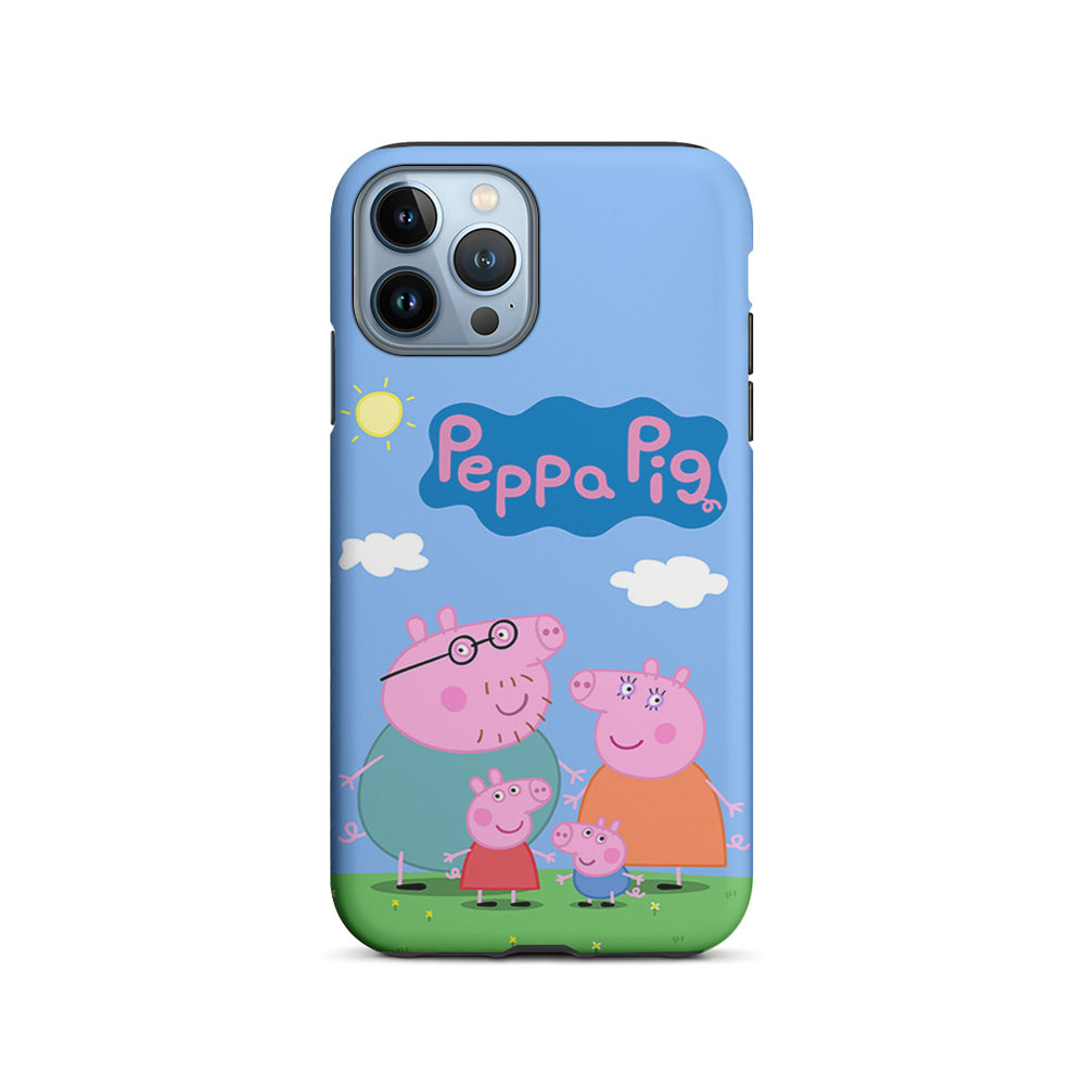 Peppa Pig Family iPhone 15 Pro Case