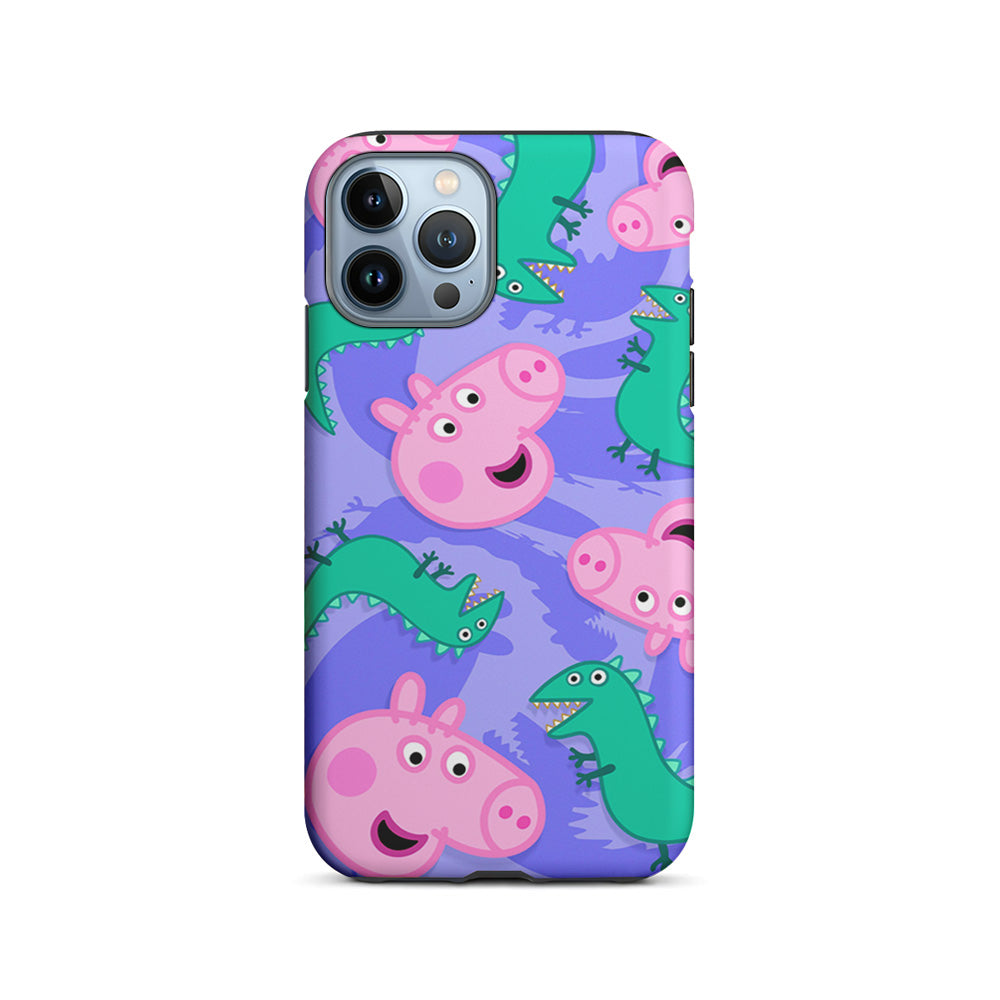 Peppa Pig Purple iPhone 15 Pro Case