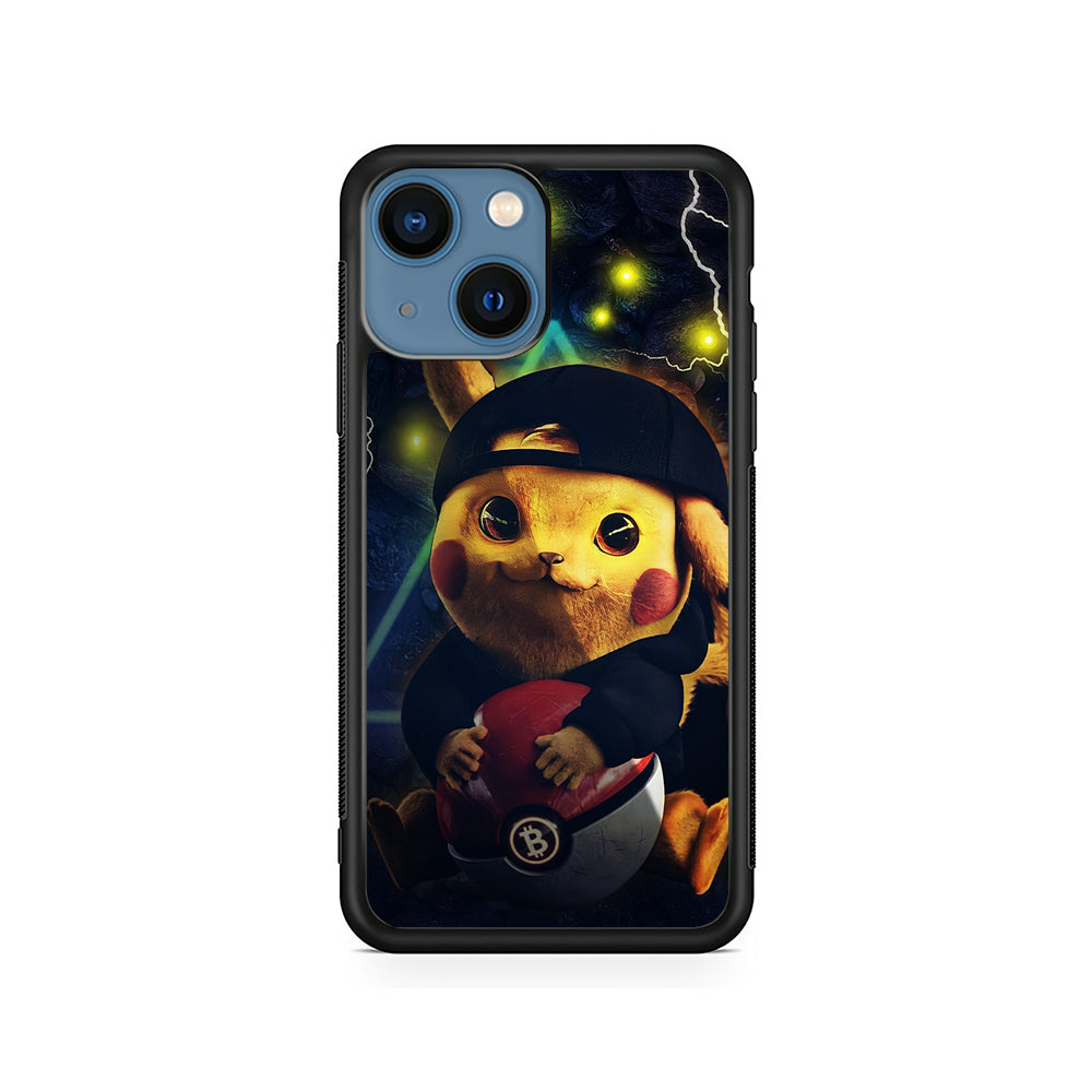 Pikachu With His Pokeball iPhone 15 Plus Case