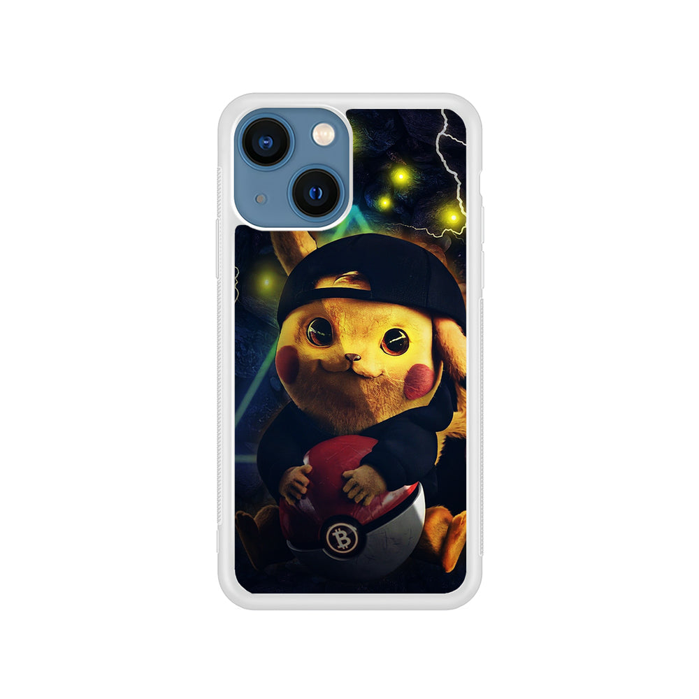 Pikachu With His Pokeball iPhone 15 Plus Case