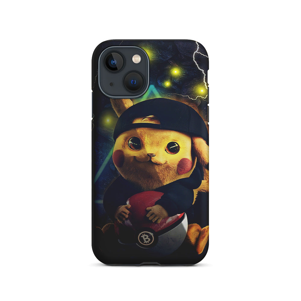 Pikachu With His Pokeball iPhone 15 Plus Case