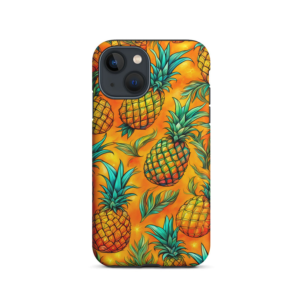 Pineapple Tropical Fruits iPhone 13 Mini Case