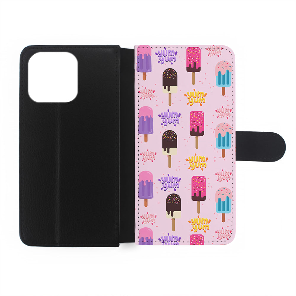 Pink Colourful Cute Ice Cream iPhone 15 Plus Case