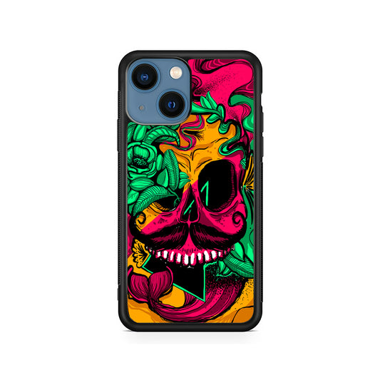 Pirates Skull Artistic Art iPhone 15 Plus Case