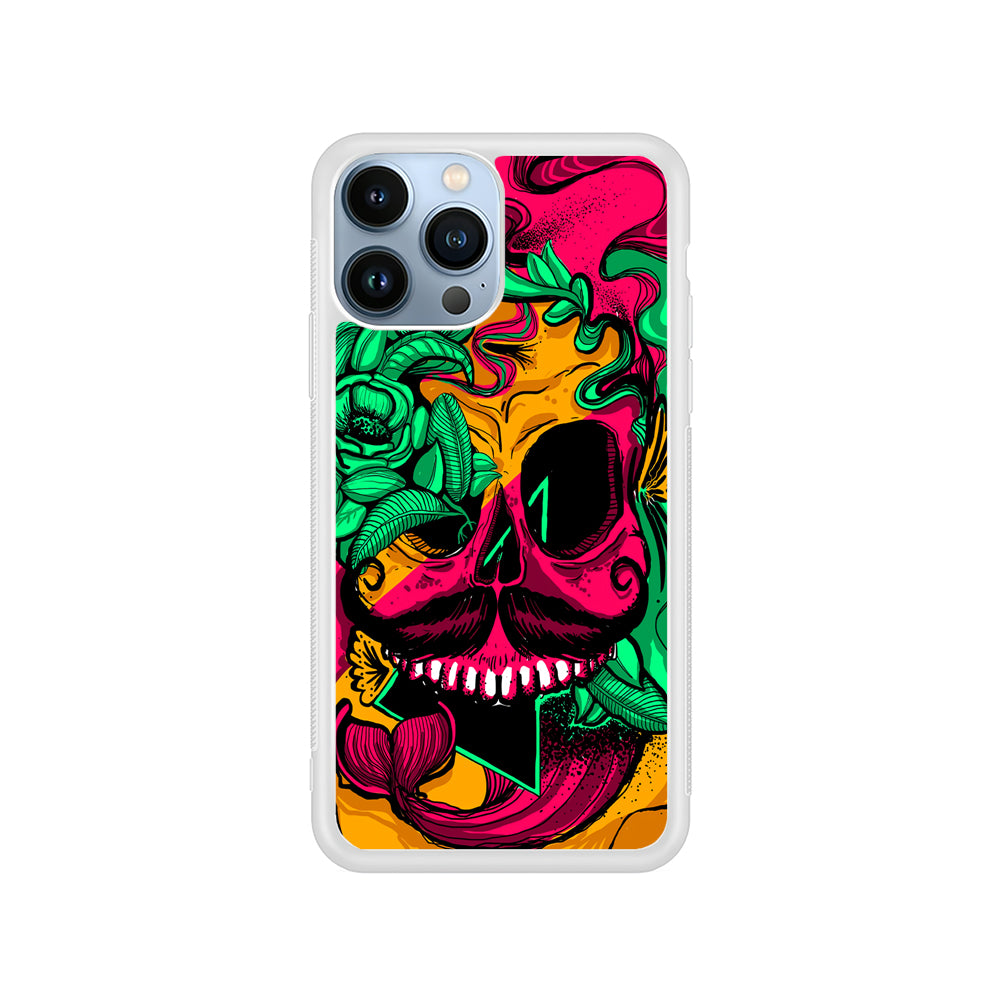 Pirates Skull Artistic Art iPhone 15 Pro Case