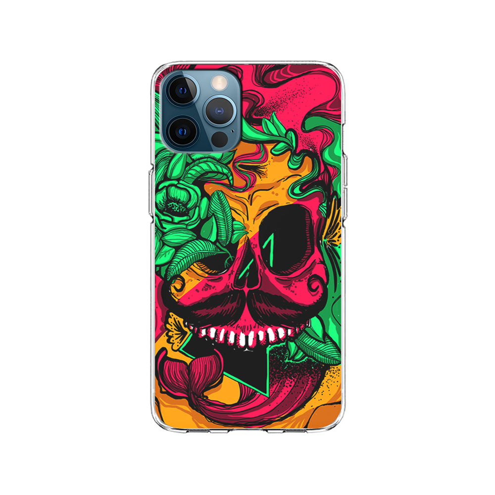 Pirates Skull Artistic Art iPhone 15 Pro Case