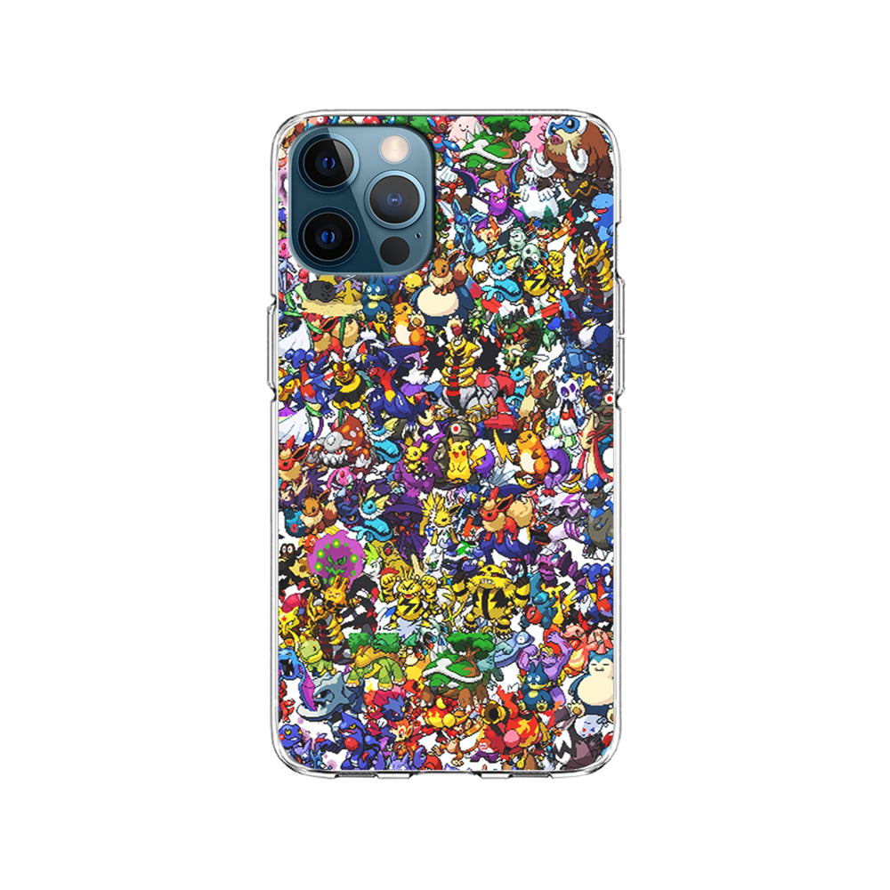 Pokemon All Characters iPhone 15 Pro Case