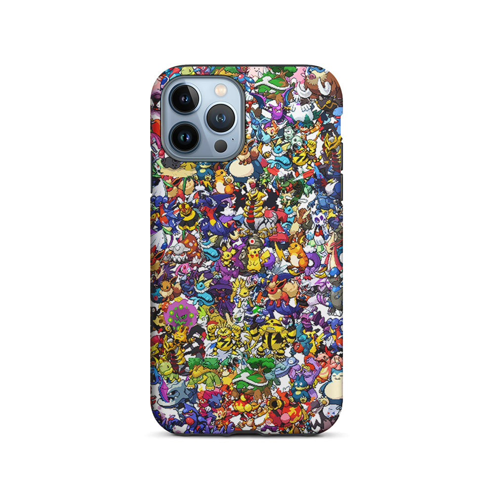 Pokemon All Characters iPhone 15 Pro Case