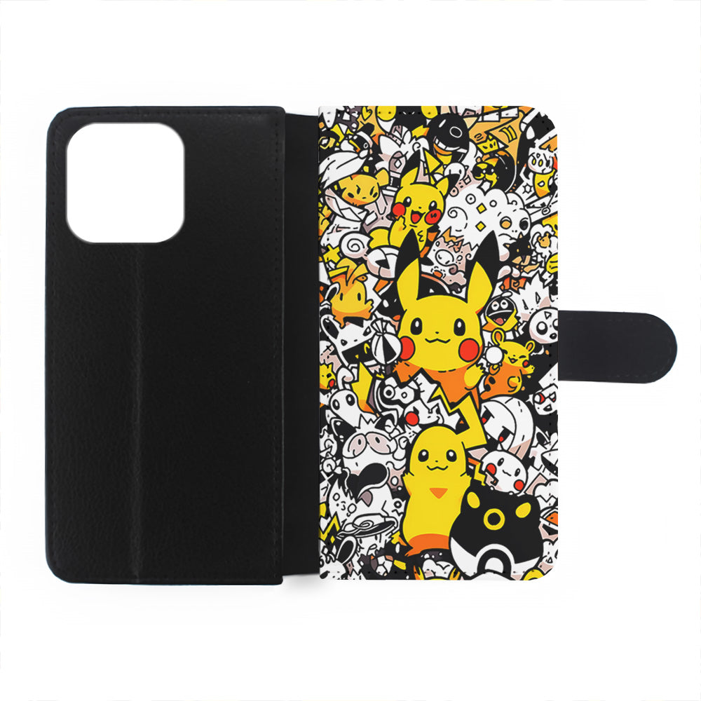 Pokemon Pikachu Doodle iPhone 15 Plus Case