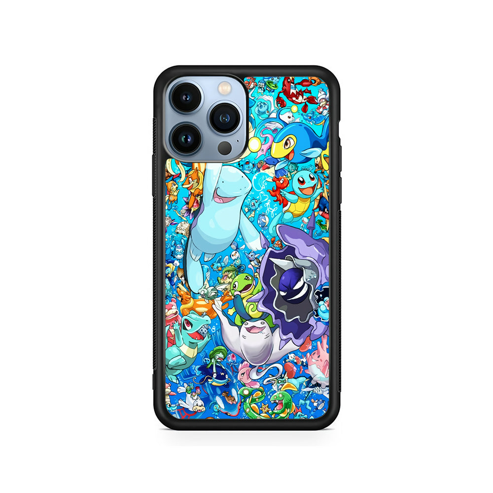 Pokemon Water iPhone 15 Pro Case