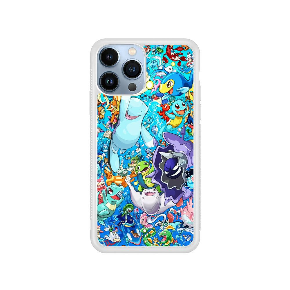 Pokemon Water iPhone 15 Pro Case