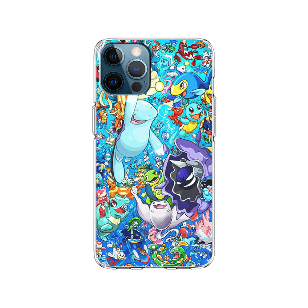 Pokemon Water iPhone 15 Pro Case