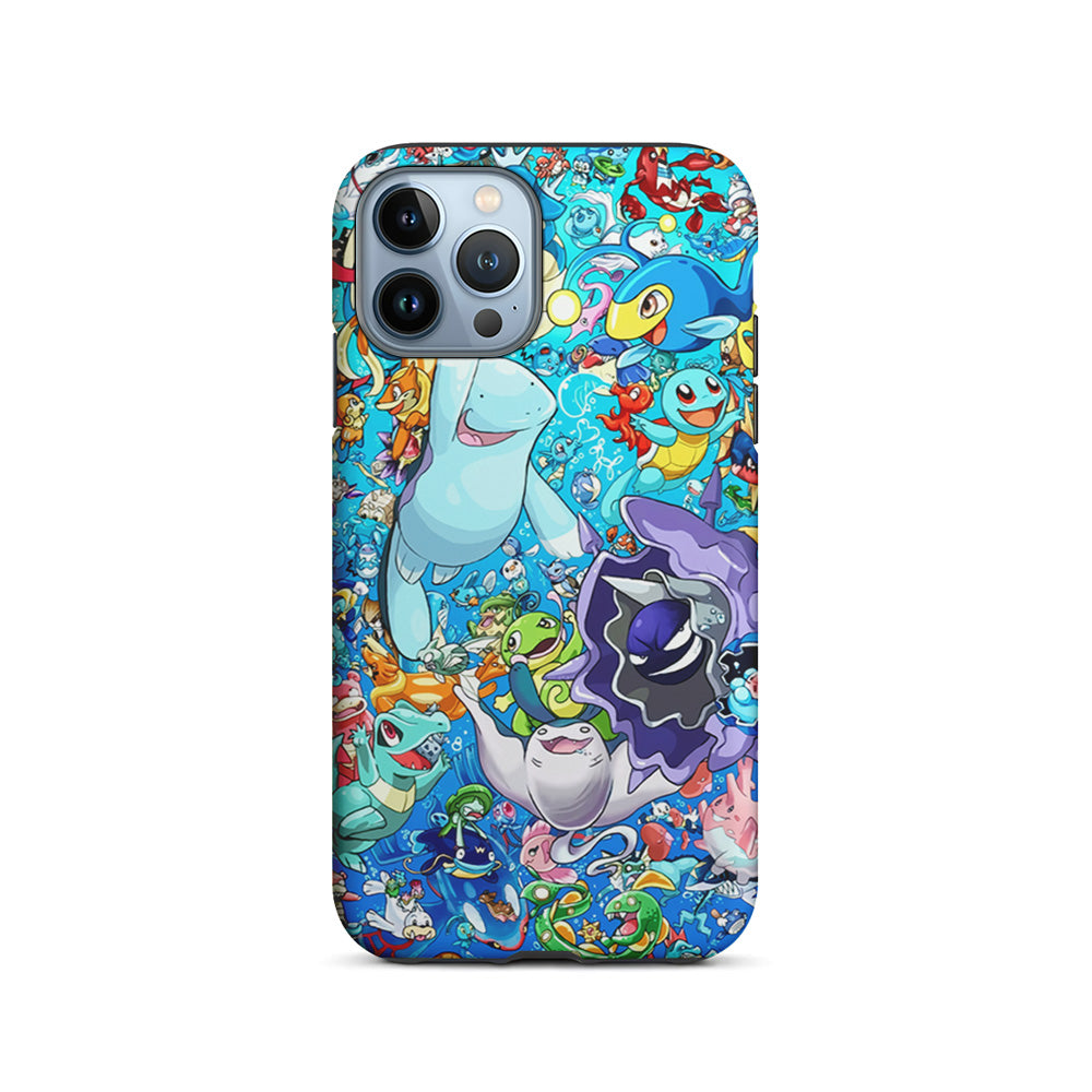 Pokemon Water iPhone 15 Pro Case