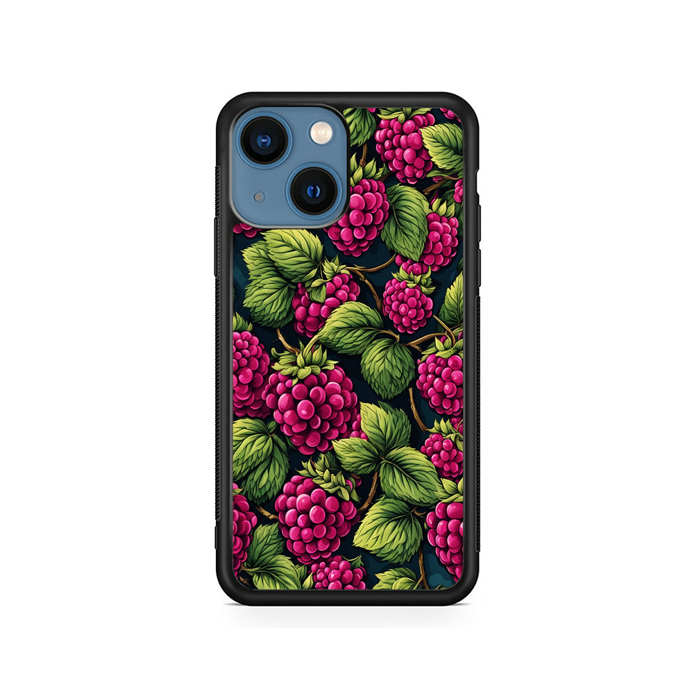 Raspberry Fresh Tropical Fruit iPhone 15 Plus Case