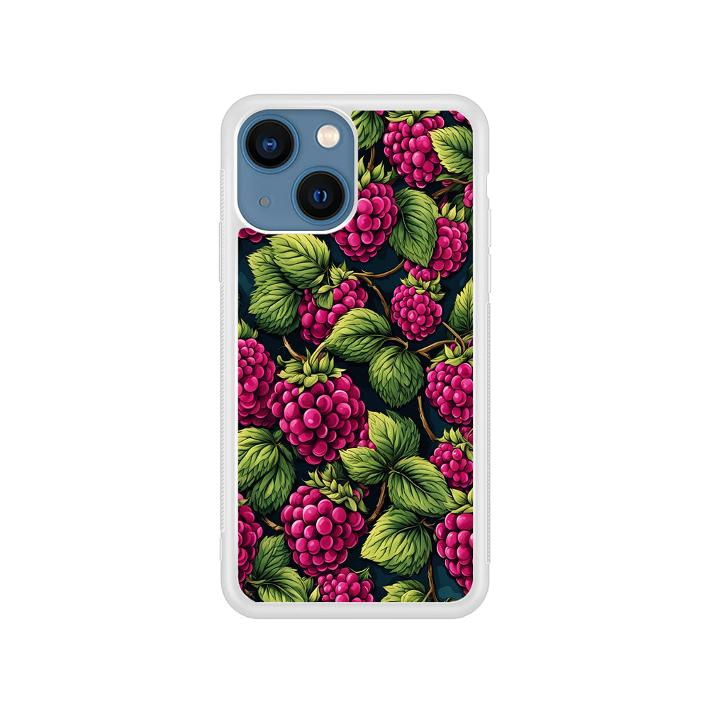 Raspberry Fresh Tropical Fruit iPhone 15 Plus Case