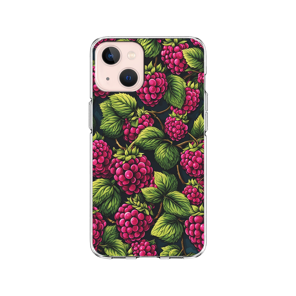 Raspberry Fresh Tropical Fruit iPhone 15 Plus Case