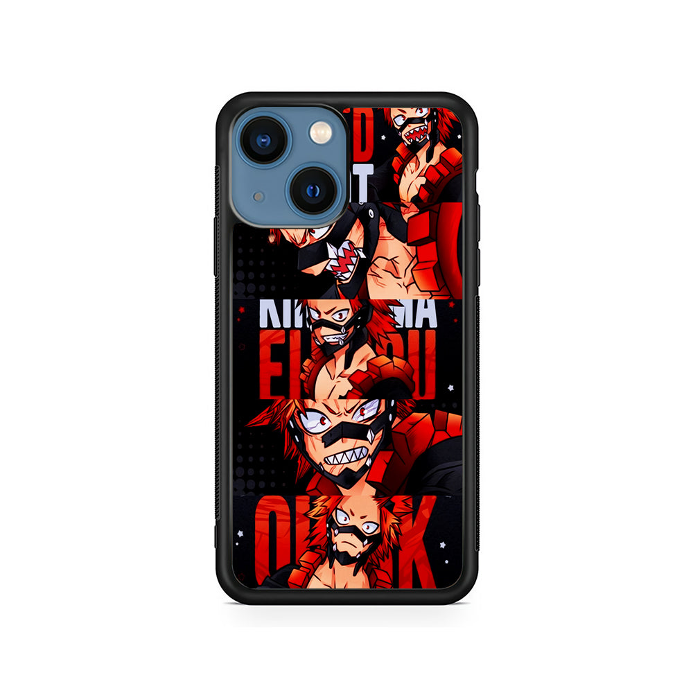 Red Riot Eijiro Kirishima Aesthetic iPhone 15 Plus Case