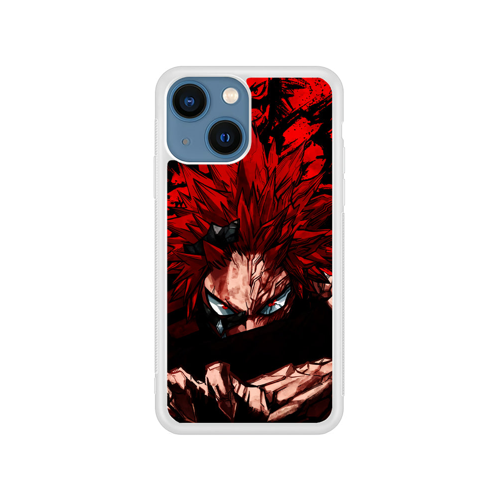 Red Riot Eijiro Kirishima Unbreakable iPhone 15 Plus Case