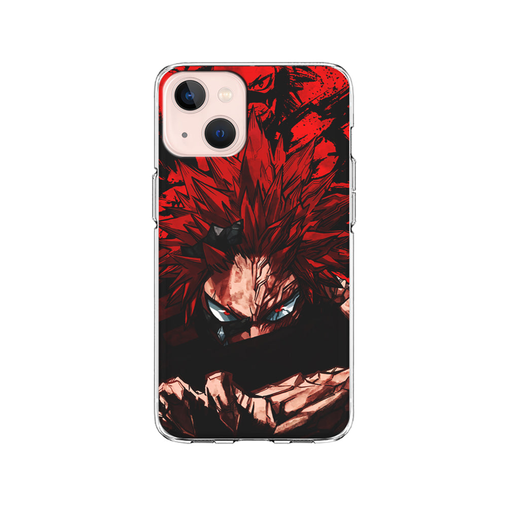 Red Riot Eijiro Kirishima Unbreakable iPhone 15 Plus Case