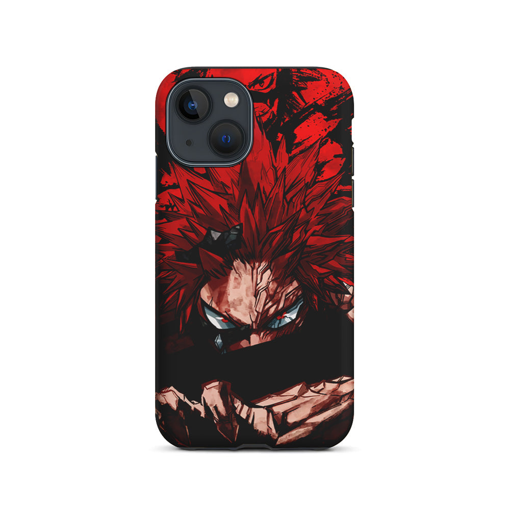 Red Riot Eijiro Kirishima Unbreakable iPhone 15 Plus Case