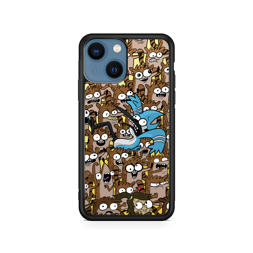 Regular Show Rigby Mordecai Cartoon iPhone 15 Plus Case