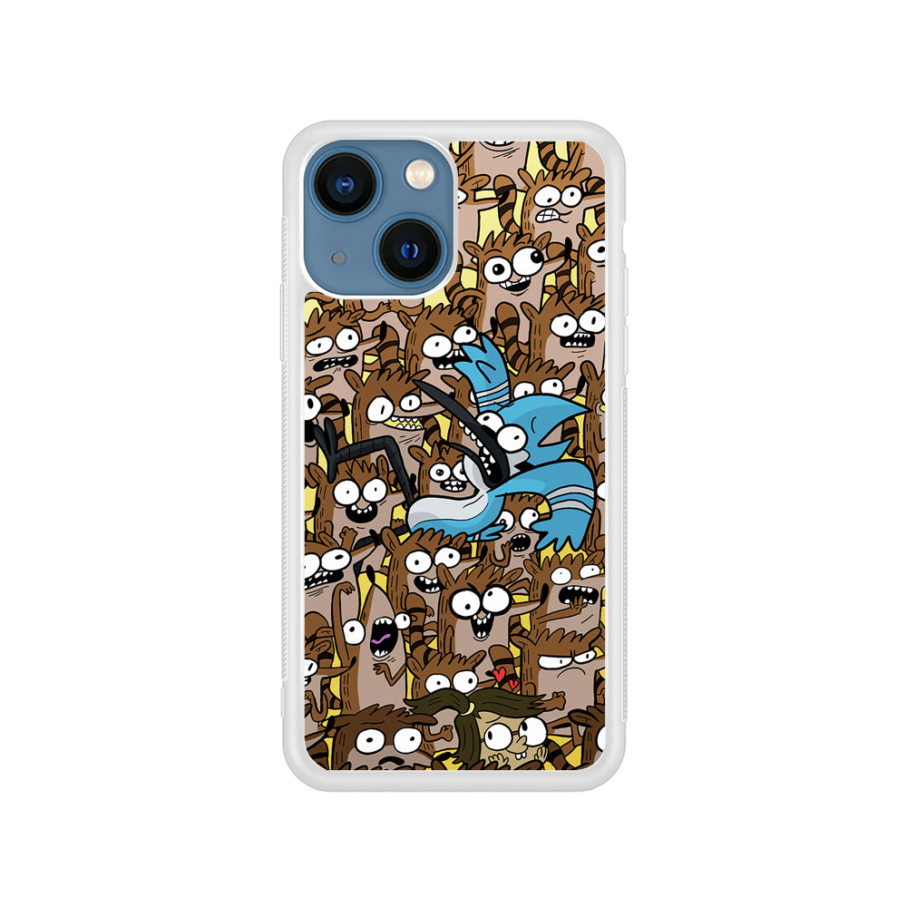 Regular Show Rigby Mordecai Cartoon iPhone 15 Plus Case