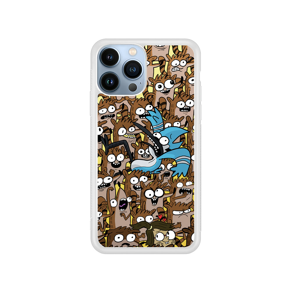 Regular Show Rigby Mordecai Cartoon iPhone 15 Pro Case