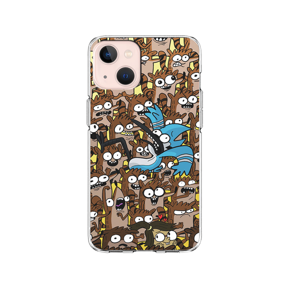 Regular Show Rigby Mordecai Cartoon iPhone 15 Plus Case