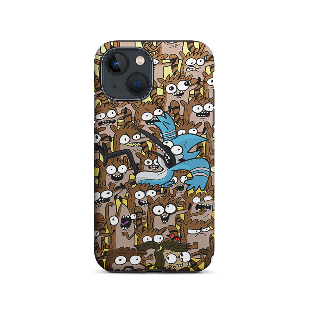 Regular Show Rigby Mordecai Cartoon iPhone 15 Plus Case