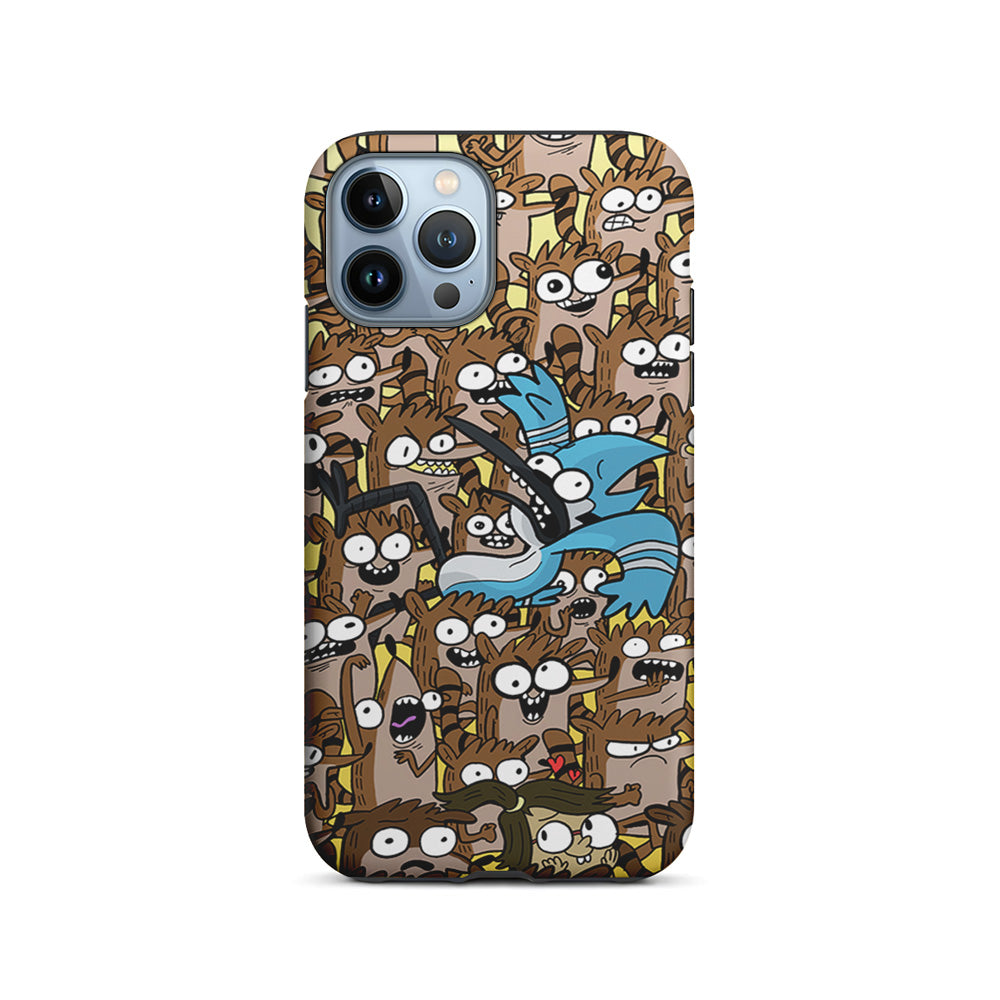 Regular Show Rigby Mordecai Cartoon iPhone 15 Pro Case