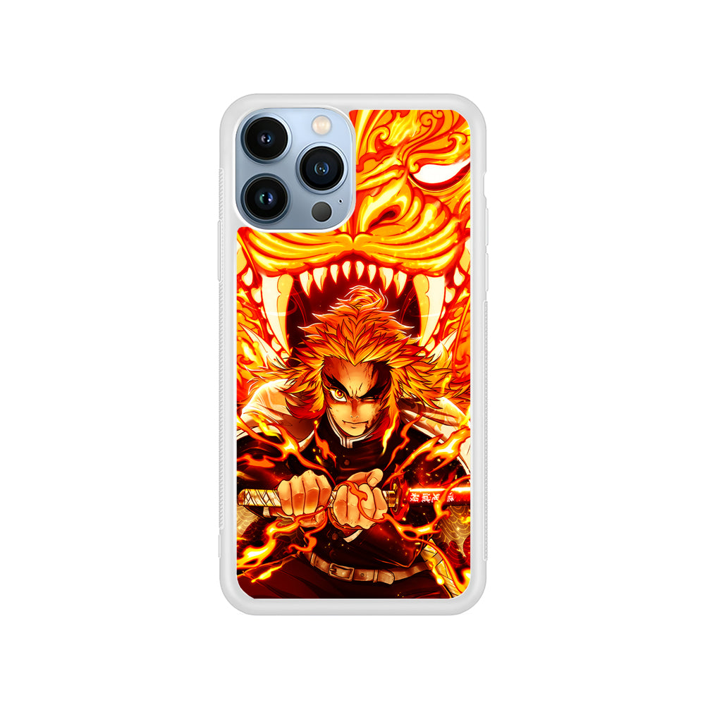 Rengoku Kyojuro Demon Slayer iPhone 15 Pro Case