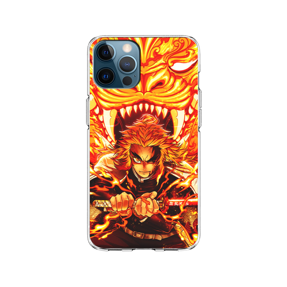 Rengoku Kyojuro Demon Slayer iPhone 15 Pro Case