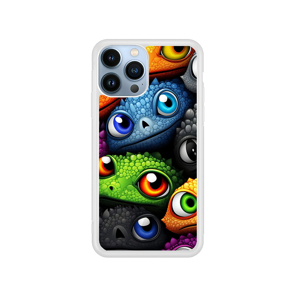 Reptile Eye Cartoon iPhone 15 Pro Case