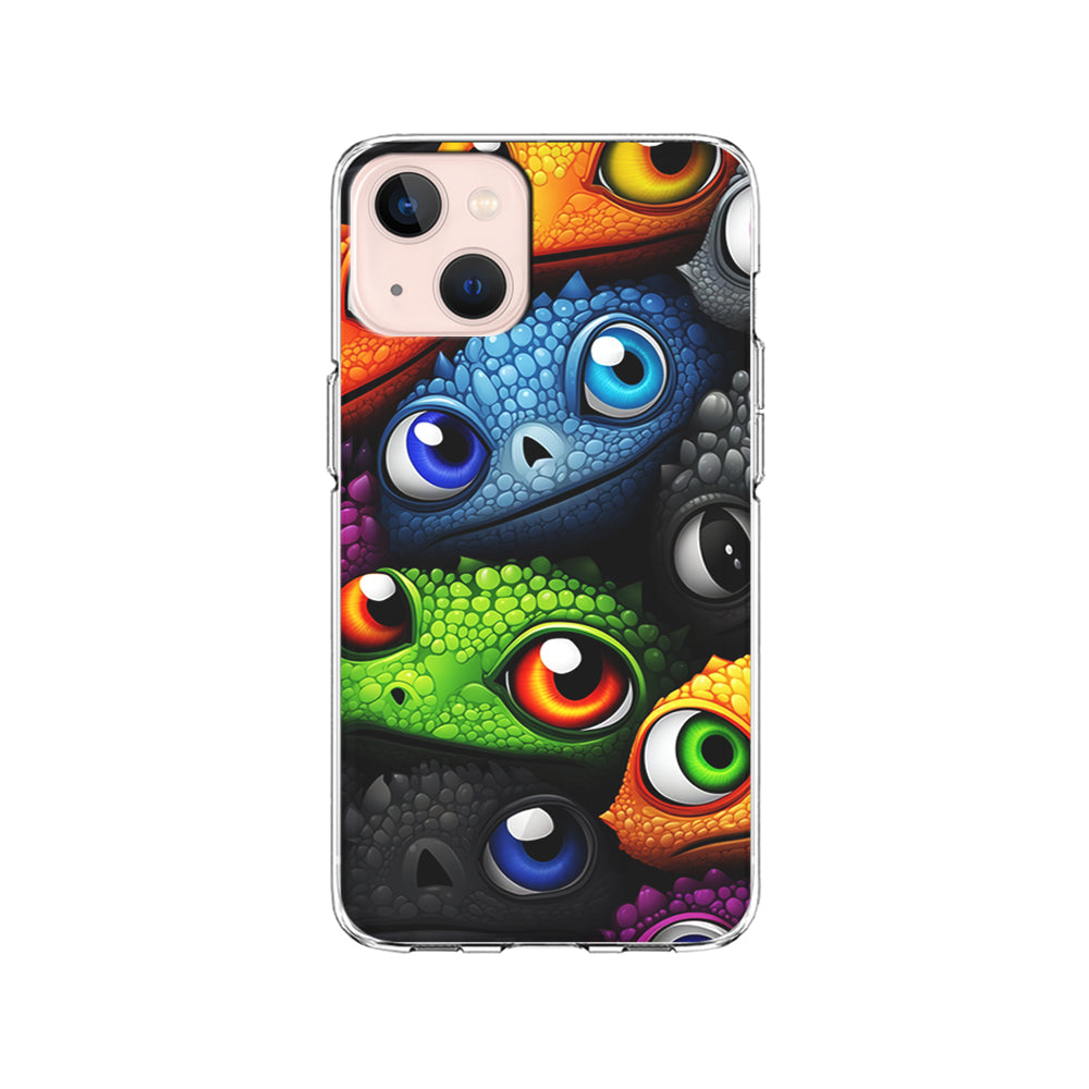 Reptile Eye Cartoon iPhone 15 Plus Case