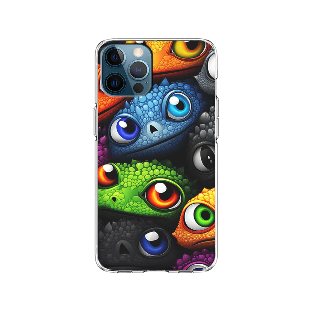 Reptile Eye Cartoon iPhone 15 Pro Case