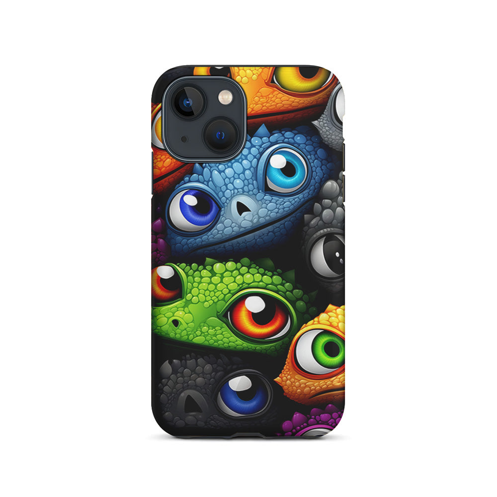 Reptile Eye Cartoon iPhone 15 Plus Case