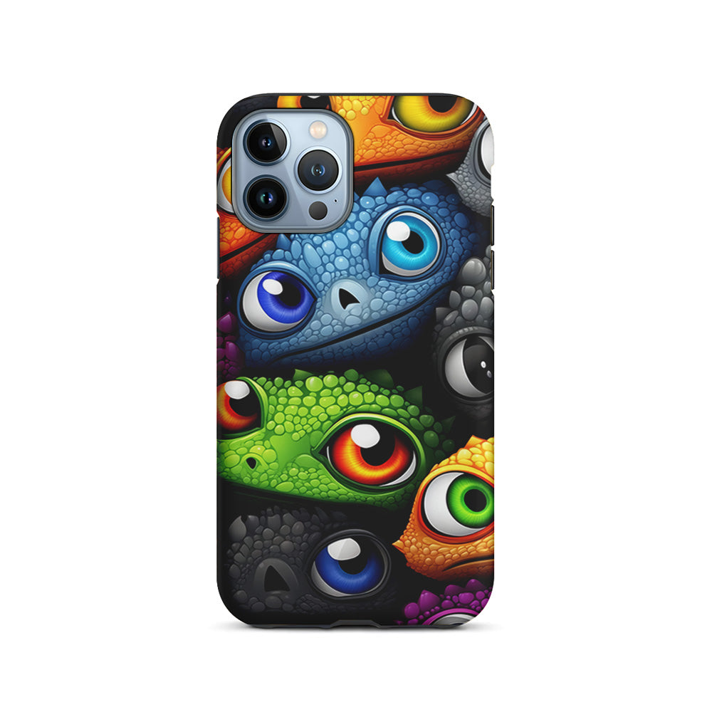 Reptile Eye Cartoon iPhone 15 Pro Case