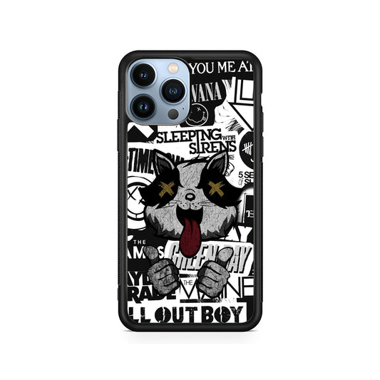 Rock Bands of Playlist iPhone 15 Pro Case